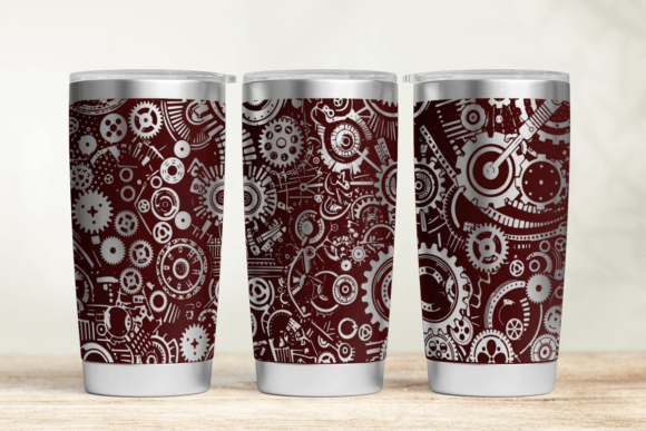 Download Gear 30oz 20oz Laser Tumbler Wrap SVG - Premium Resources